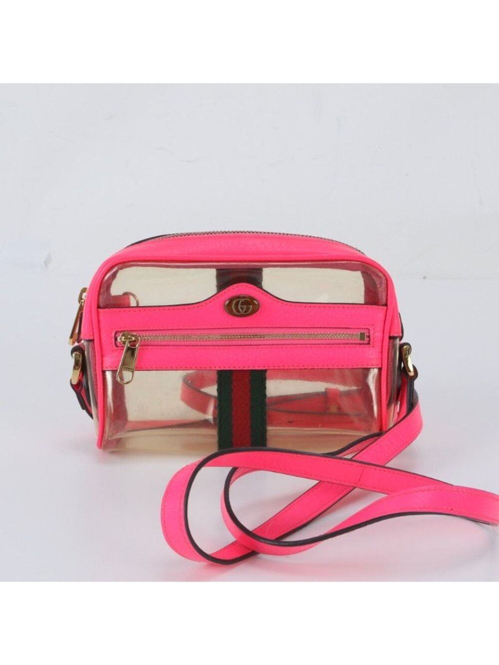 Gucci GG Sherry Line Leather Shoulder Bag Crossbody Hand